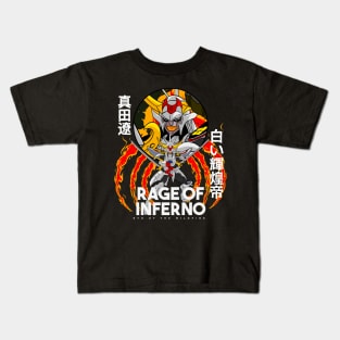 Ryo of The Wildfire  (F/B) Kids T-Shirt